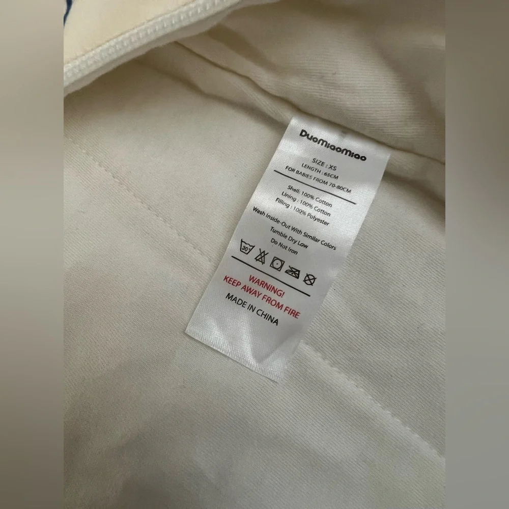 DuoMiaoMiao Baby Sleep Sack Size XS